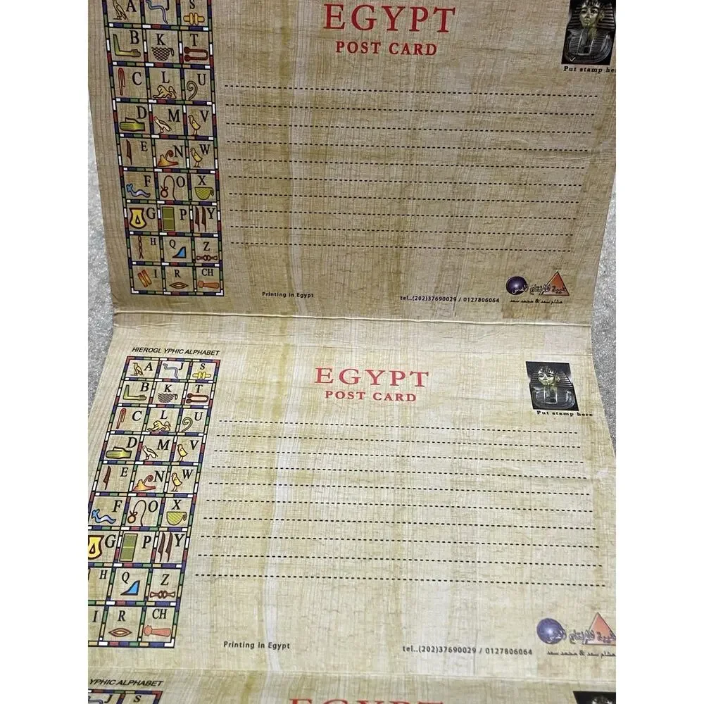 Lot Of 18 Vintage Egyptian Postcards Tomb‎ Of Ramses Merenptah Saptah New